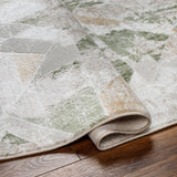 Surya San Francisco Sfo-2324 Ivory, Tan, Sage, Olive, Taupe, Mustard Rug.