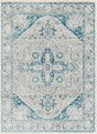 Surya San Francisco Sfo-2325 Ivory, Blue, Light Gray, Denim, Tan, Light Slate Rug.