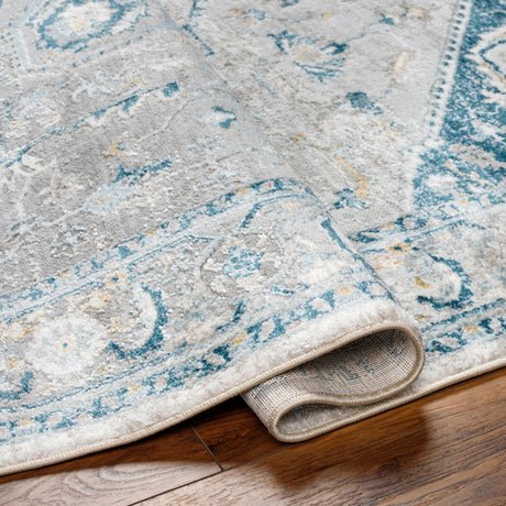 Surya San Francisco Sfo-2325 Ivory, Blue, Light Gray, Denim, Tan, Light Slate Rug.