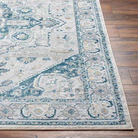 Surya San Francisco Sfo-2325 Ivory, Blue, Light Gray, Denim, Tan, Light Slate Rug.