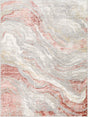 Surya San Francisco Sfo-2331 Ivory, Light Gray, Slate, Dusty Pink, Burgandy, Tan Rug.