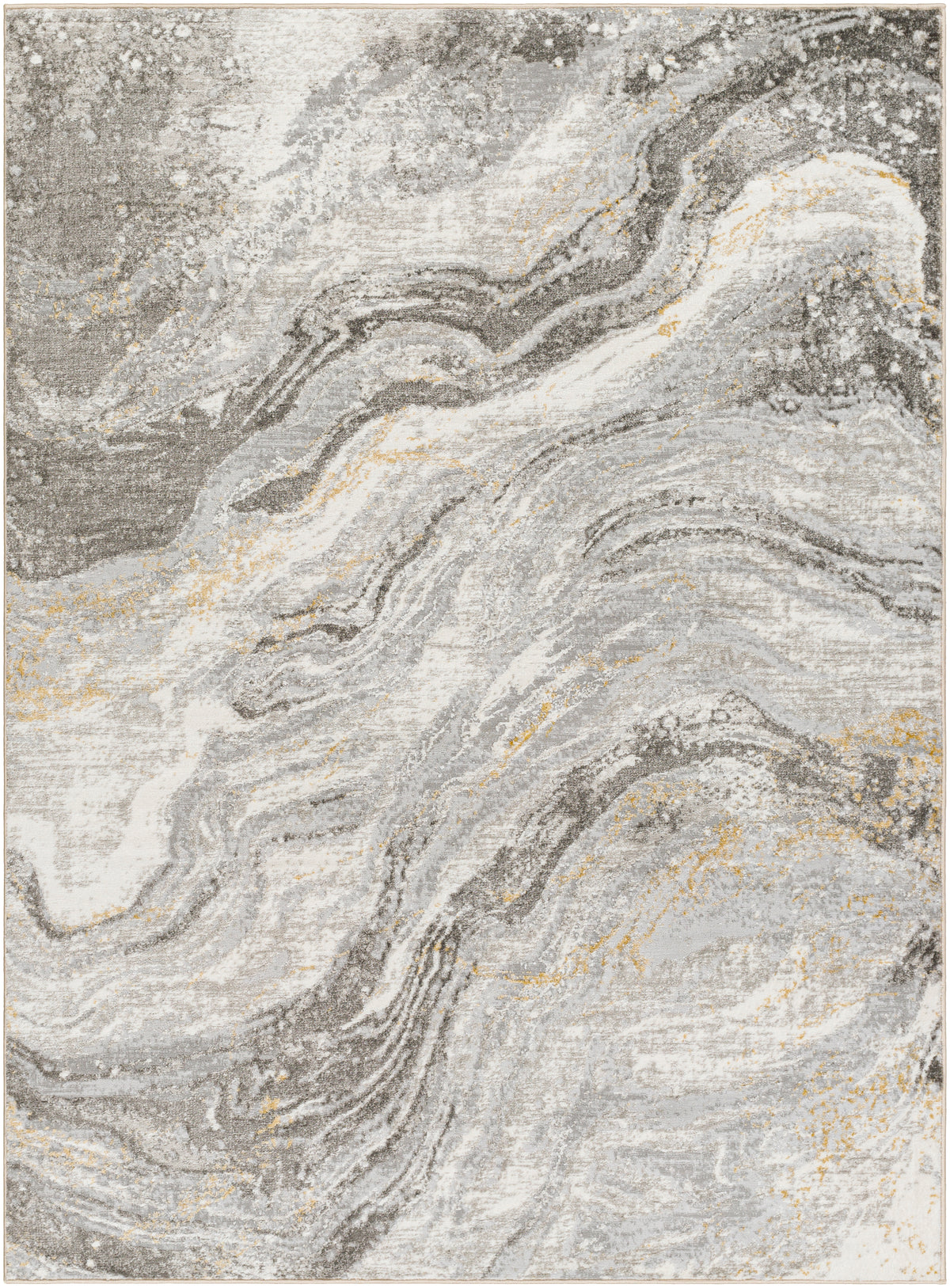 Surya San Francisco Sfo-2333 Light Gray, Ivory, Charcoal, Slate, Light Slate, Tan Rug.