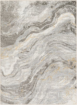 Surya San Francisco Sfo-2333 Light Gray, Ivory, Charcoal, Slate, Light Slate, Tan Rug.