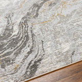 Surya San Francisco Sfo-2333 Light Gray, Ivory, Charcoal, Slate, Light Slate, Tan Rug.