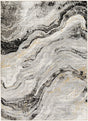Surya San Francisco Sfo-2334 Ivory, Light Gray, Charcoal, Slate, Black, Tan Rug.