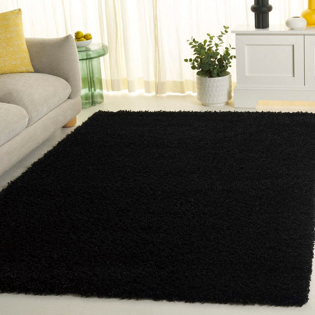 Safavieh California Shag Sg151-9090 Black Rugs