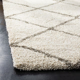 Safavieh Hudson Shag Sgh281A Ivory/Grey Rug