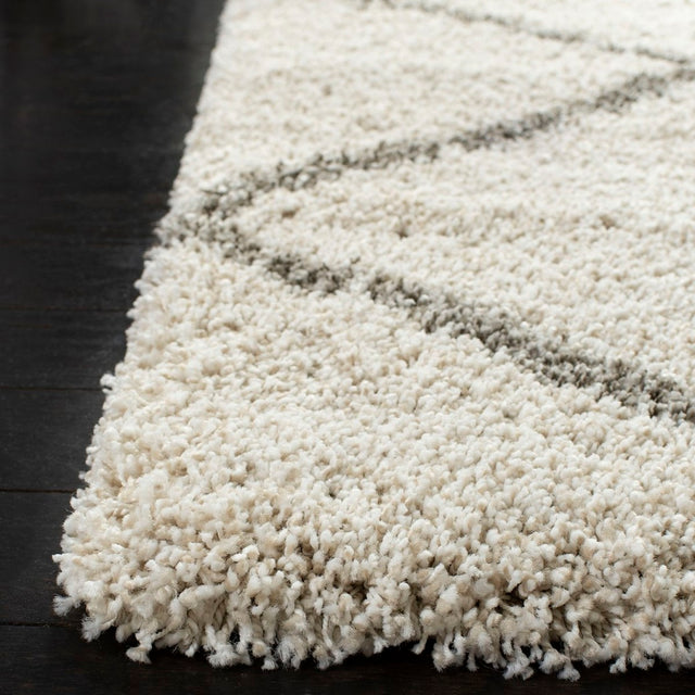 Safavieh Hudson Shag Sgh281A Ivory/Grey Rug