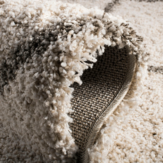 Safavieh Hudson Shag Sgh281A Ivory/Grey Rug