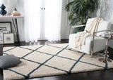 Safavieh Hudson Shag Sgh281T Ivory/Slate Blue Rug