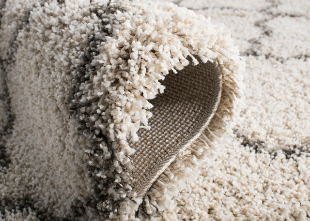 Safavieh Hudson Shag Sgh282A Ivory/Grey Rug