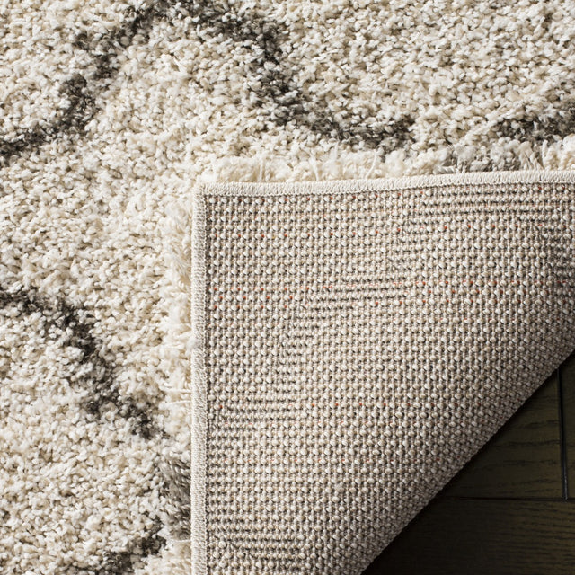 Safavieh Hudson Shag Sgh282A Ivory/Grey Rug