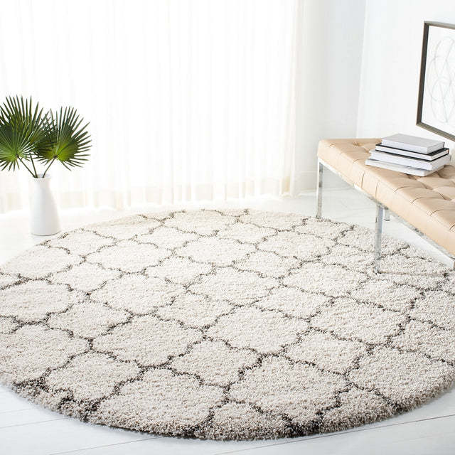 Safavieh Hudson Shag Sgh282A Ivory/Grey Rug