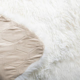 Safavieh Sheep Skin Shs211A White Rugs