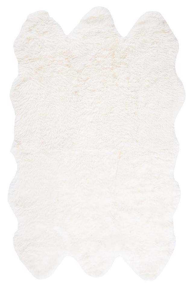 Safavieh Sheep Skin Shs211A White Rugs