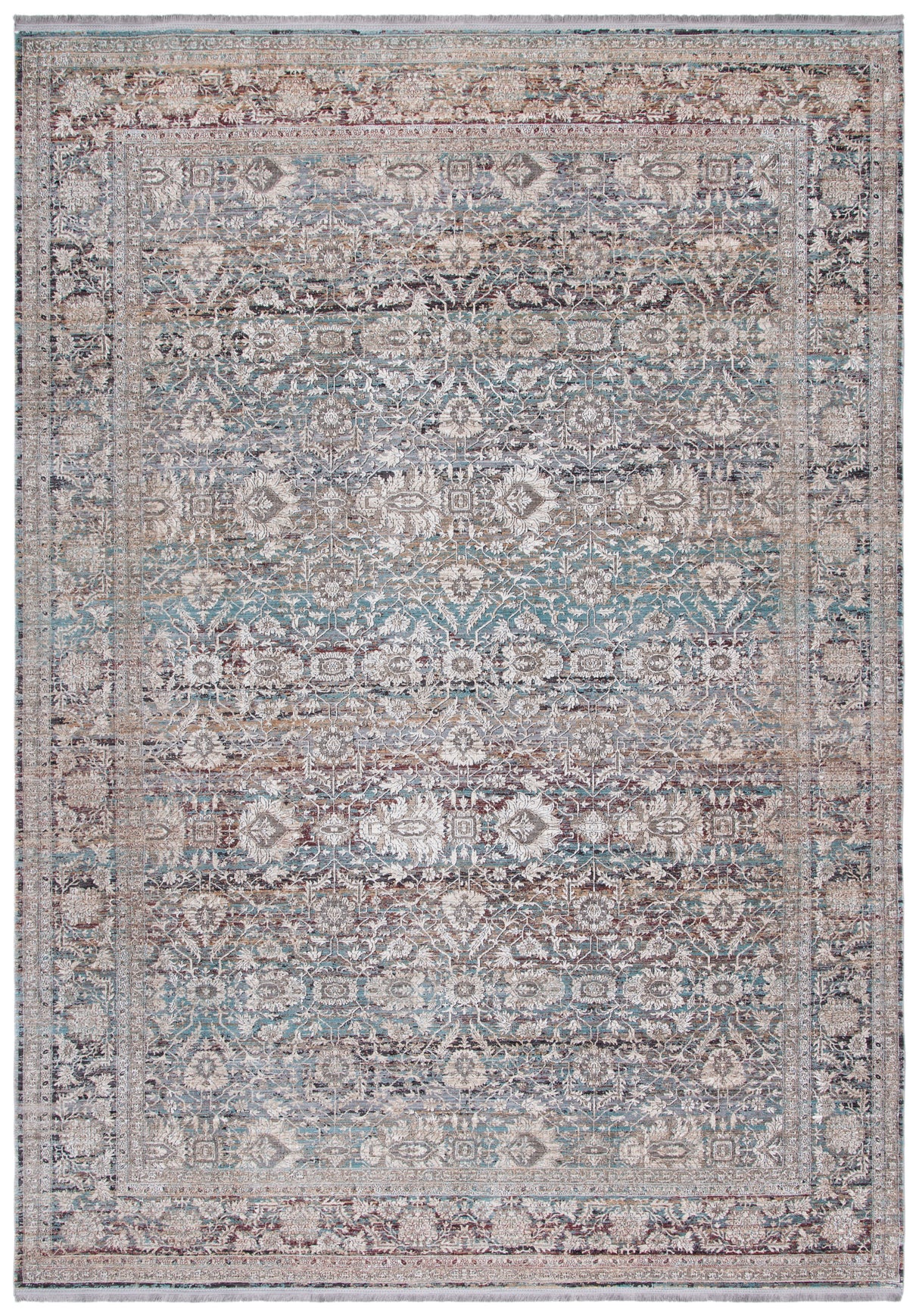 Safavieh Signature Sig383K Turquoise/Beige Rug.