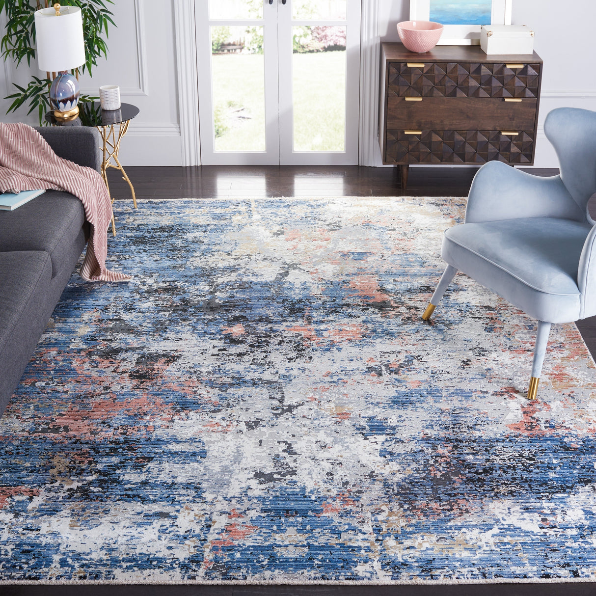 Safavieh Signature Sig601A Ivory/Navy Rug.