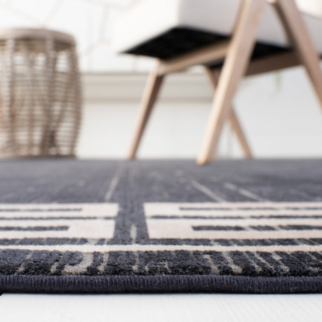 Safavieh Signature Sig607Z Black/Beige Rug.