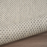 Nourison Courtyard COU01 Machine Made Ivory, Silver Rug
