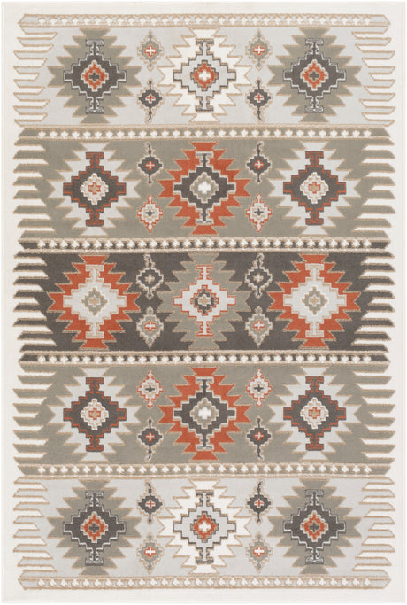 Surya Skagen Skg-2303 Light Gray, Silver Gray, Terracotta, Charcoal Rugs