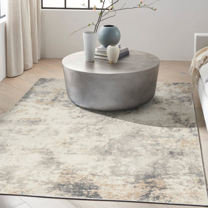 Calvin Klein Home Ck005 Enchanting Ech07 Ivory Grey Area Rug