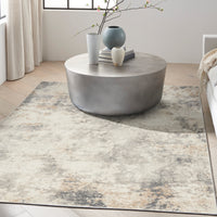 Calvin Klein Home Ck005 Enchanting Ech07 Ivory Grey Area Rug