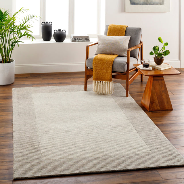 Surya Skylar Slr-2301 Beige, Medium Gray Rug.