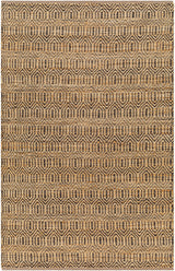Surya Selanik Snk-2300 Mustard, Amber, Black Rug.