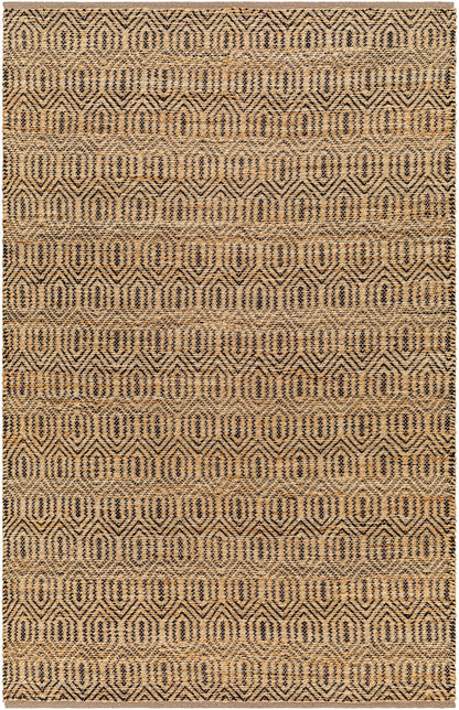 Surya Selanik Snk-2300 Mustard, Amber, Black Area Rug