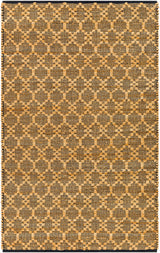 Surya Selanik Snk-2301 Brick, Camel, Light Wood, Brass, Tan, Dark Brown Rug.