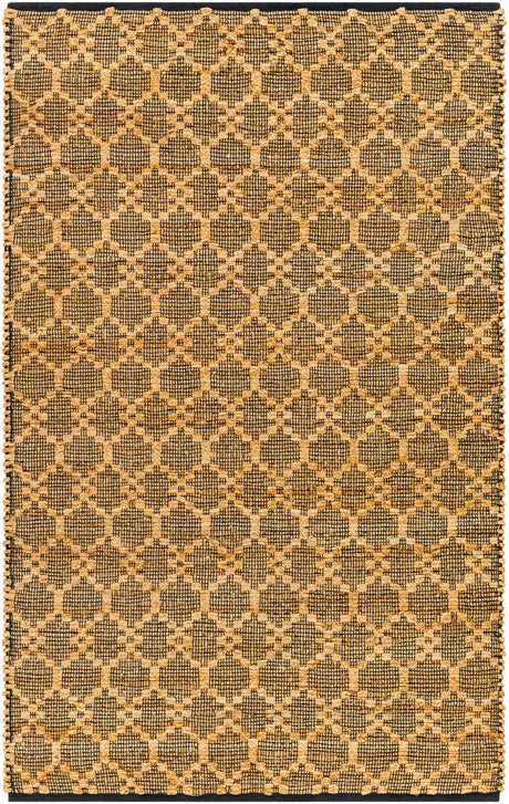 Surya Selanik Snk-2301 Brick, Camel, Light Wood, Brass, Tan, Dark Brown Rug.