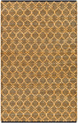 Surya Selanik Snk-2301 Brick, Camel, Light Wood, Brass, Tan, Dark Brown Rug.