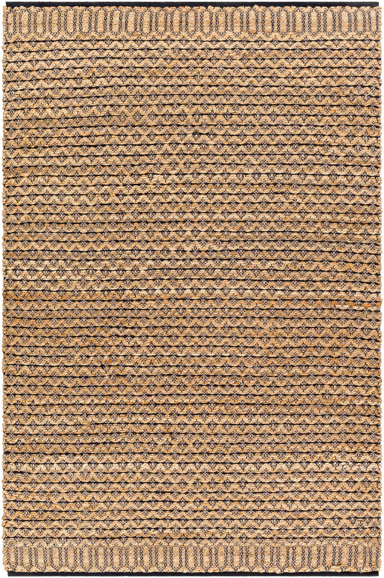 Surya Selanik Snk-2304 Camel, Dark Grey, Light Wood, Grey, Lunar Green, Clay, Jet Black Area Rug