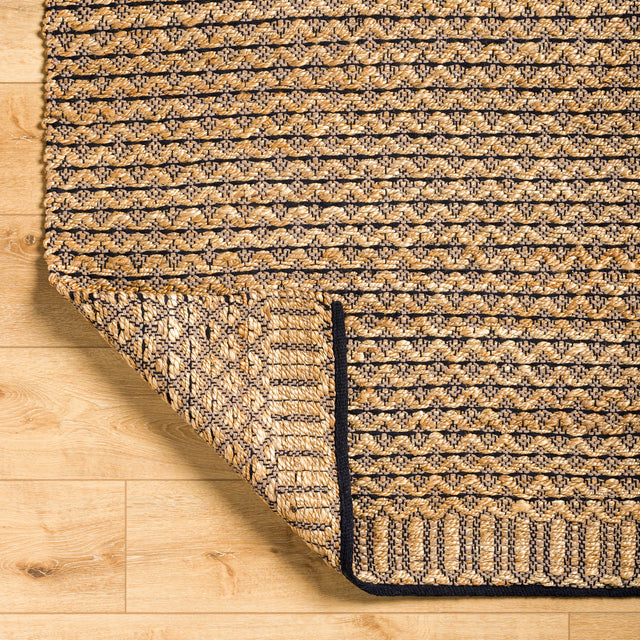 Surya Selanik Snk-2304 Camel, Dark Grey, Light Wood, Grey, Lunar Green, Clay, Jet Black Rug.