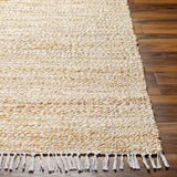 Surya Selanik Snk-2305 Camel, White Rug.