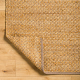 Surya Selanik Snk-2306 Camel, Light Wood, Brass, Tan Rug.