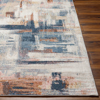 Surya Santana Snn-2310 Ash, Light Silver, Warm Grey, Pewter, Khaki, Slate Blue Area Rug