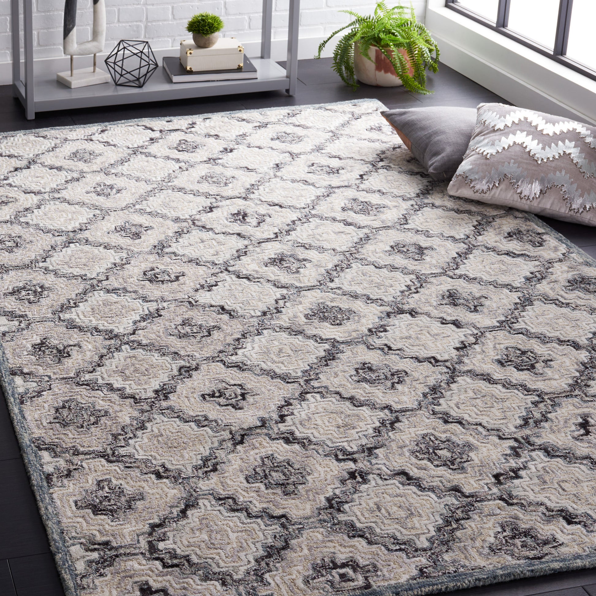 Safavieh Soho Soh128F Grey/Ivory Area Rug