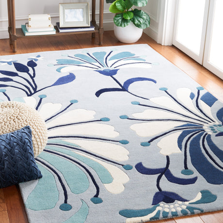 Safavieh Soho Soh826M Blue/Ivory Rug.