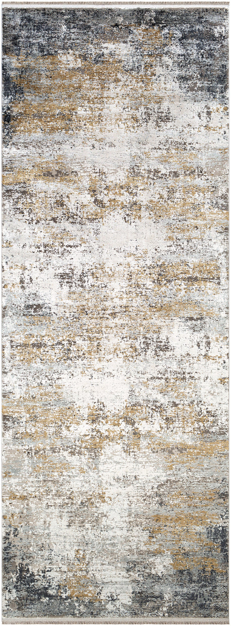 Surya Solar Sor-2302 Medium Gray, Taupe, Bright Yellow Rugs.