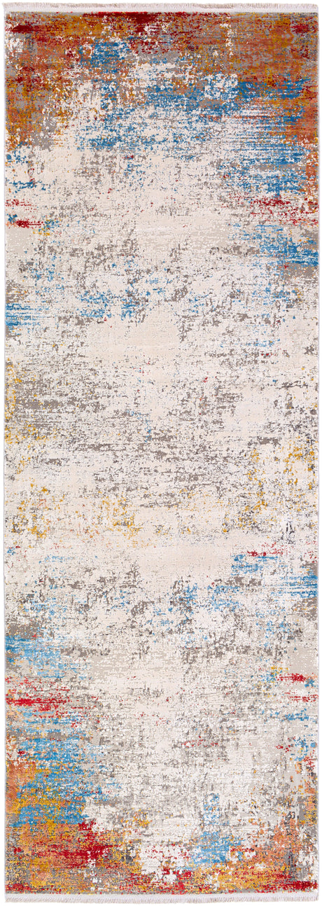 Surya Solar Sor-2303 Burnt Orange, Bright Yellow Rugs.