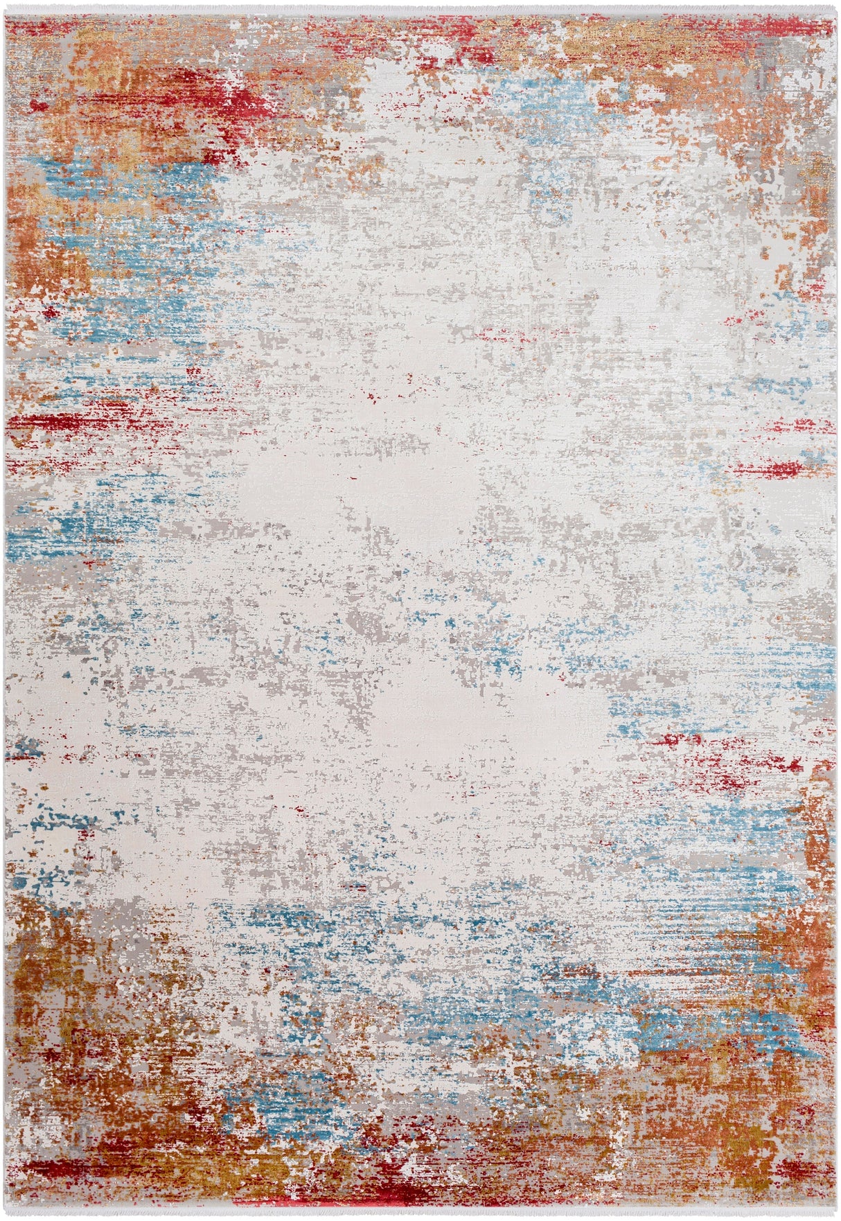 Surya Solar Sor-2303 Burnt Orange, Bright Yellow Rugs.