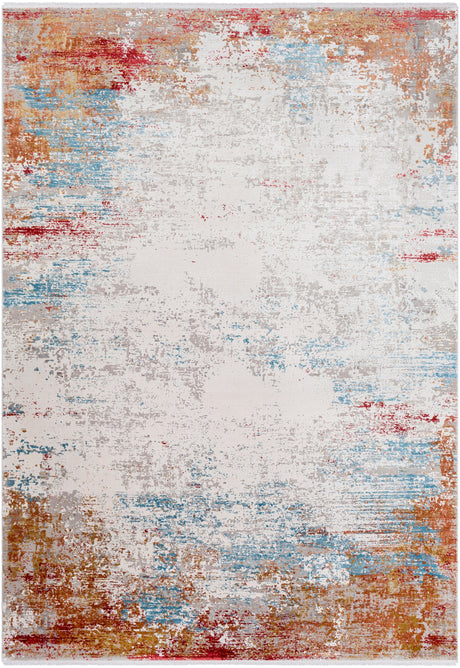 Surya Solar Sor-2303 Burnt Orange, Bright Yellow Rugs.