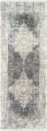 Surya Solar Sor-2305 Charcoal, Taupe, Medium Gray Rugs.