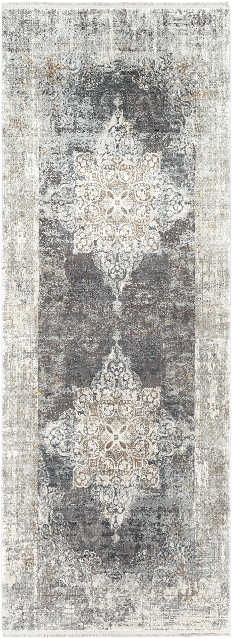 Surya Solar Sor-2305 Charcoal, Taupe, Medium Gray Rugs.