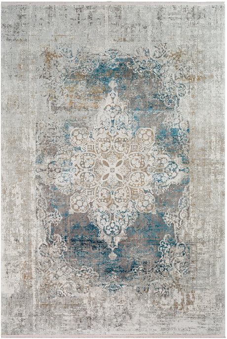 Surya Solar Sor-2306 Sky Blue, Dark Blue, Taupe Rugs.