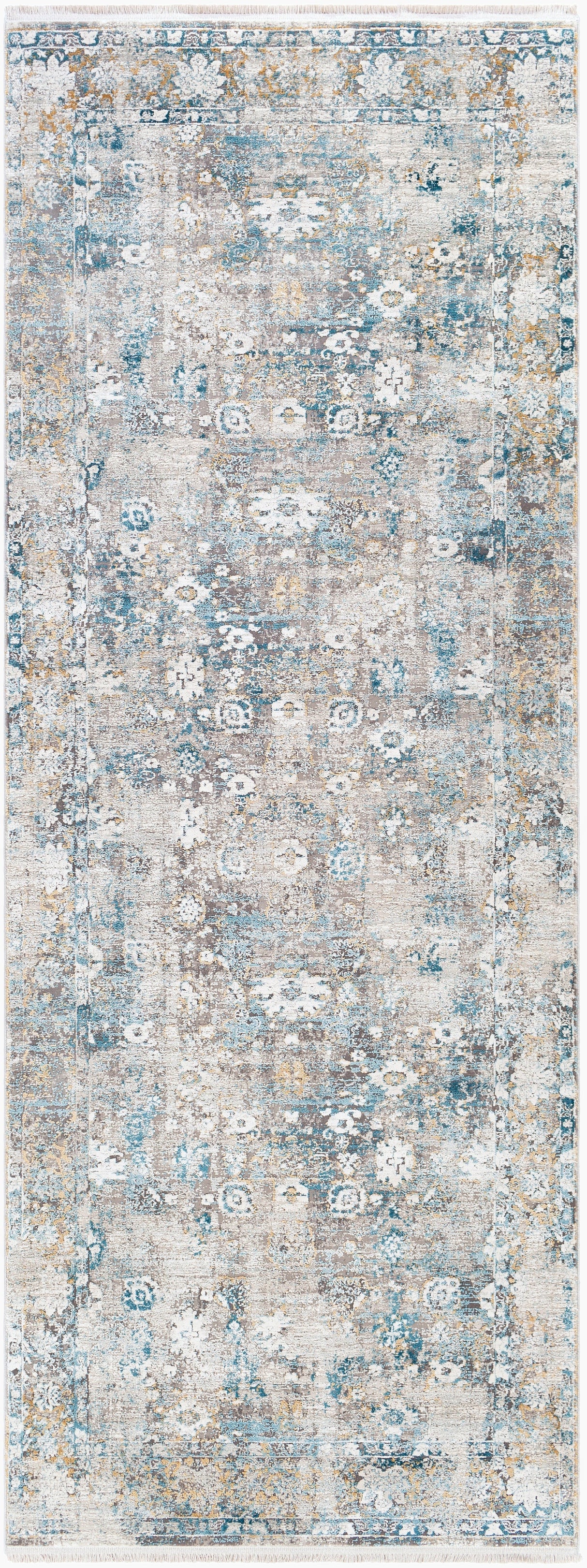 Surya Solar Sor-2307 Sky Blue, Dark Blue, Taupe Rugs.