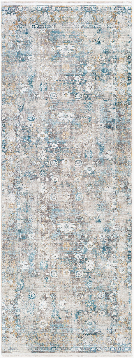 Surya Solar Sor-2307 Sky Blue, Dark Blue, Taupe Rugs.