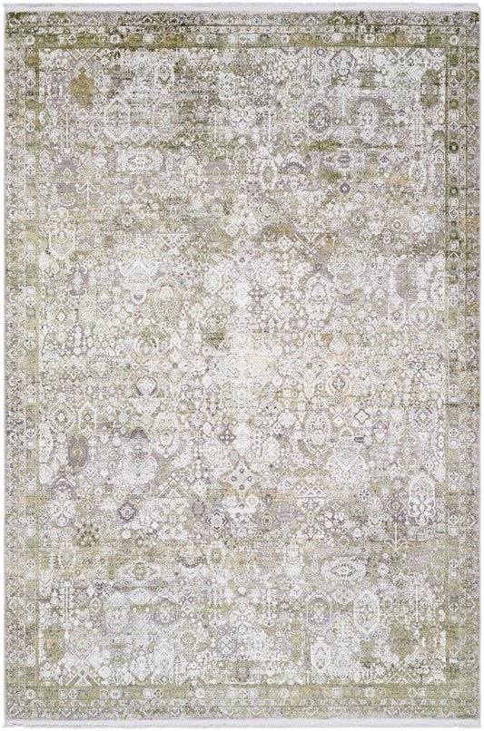 Surya Solar Sor-2325 Olive, Off-White, Taupe, Light Gray Area Rug