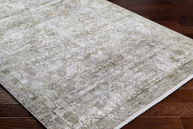 Surya Solar Sor-2325 Olive, Off-White, Taupe, Light Gray Rug.